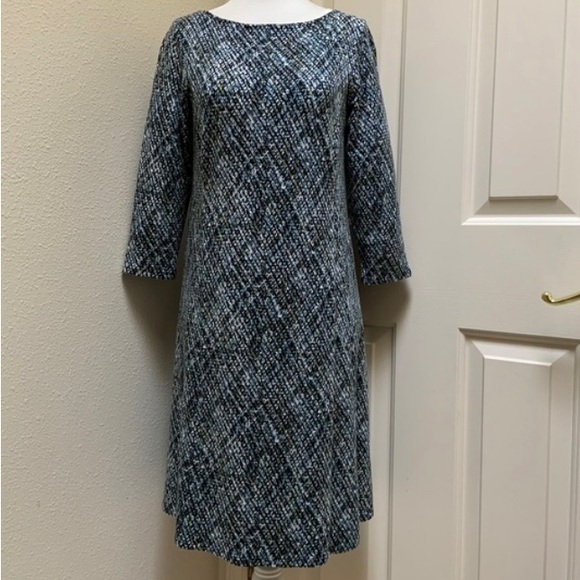 J. Jill Dresses & Skirts - J Jill Women’s Wearever Collection Stretch 2X Black & White Boat Neck Plus Dress